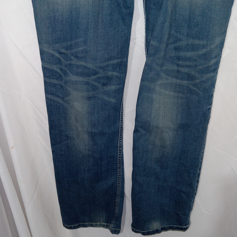 Urban Pipeline Men's Slim Straight Leg Jeans 36×34 Acid Wash Grunge Punk - Picture 7 of 9